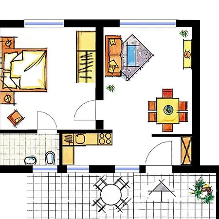 Appartement Haus Falle Schiefling am See